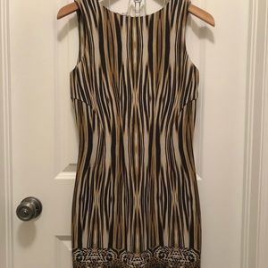 Ivanka Trump stretch animal print dress